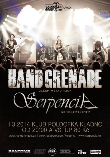 koncert: Hand Grenade + Serpencia