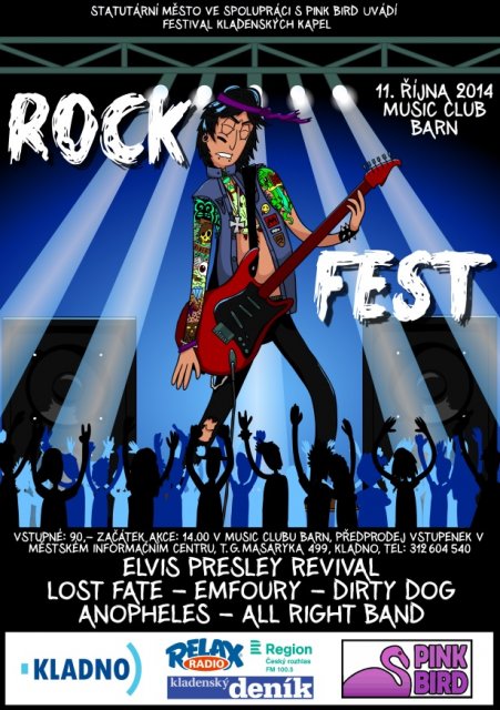 Rock Fest<br>festival kladenských kapel