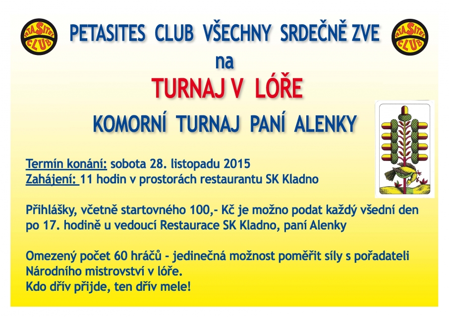 TURNAJ JEDNOTLIVCŮ V LÓŘE