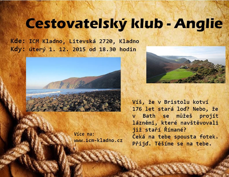 Cestovatelský klub - Anglie