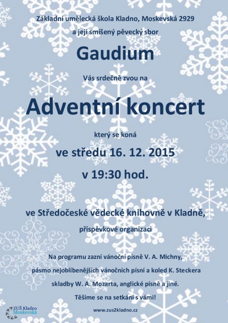 Adventní koncert sboru Gaudium