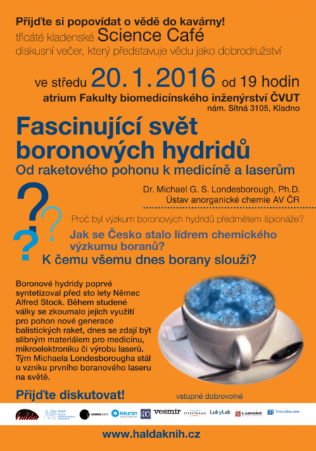 Science Café: Fascinující svět boronových hydridů