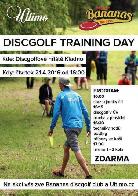 Training Day _ DiscGolf Club Kladno_akce pro juniory, dospělé, seniory pro všechny