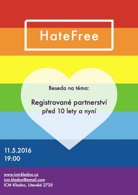 Hatefree klub - Registrované partnerství