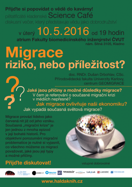 Science Café s Dušanem Drbohlavem o migraci