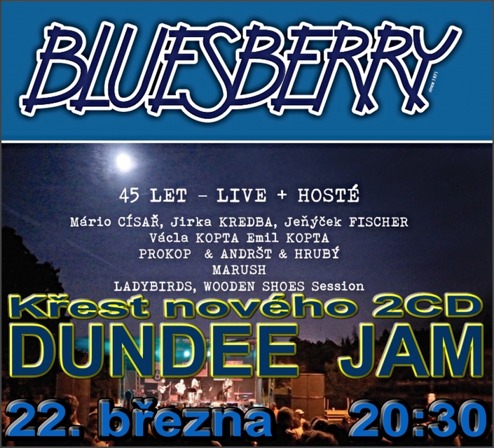 BLUESBERRY–křest nového 2CD-koncert