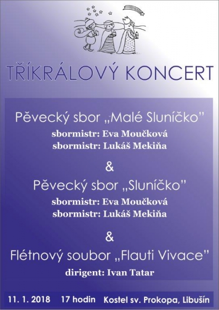 Tříkrálový koncert v kostele sv. Prokopa v Libušíně