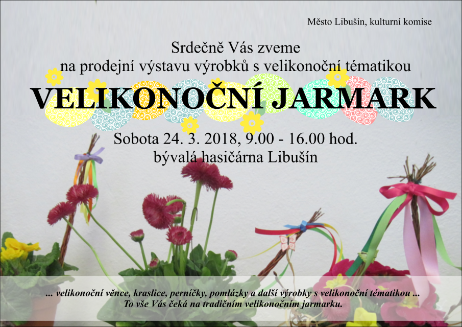 Velikonoční jarmark Libušín