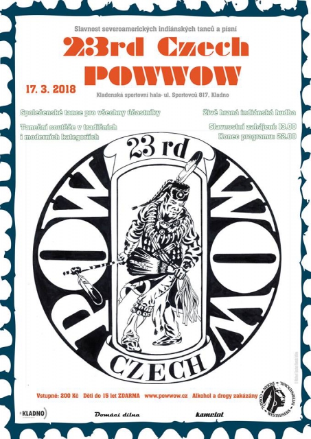 Slavnost severoamerických indiánských tanců a písní - 23rd Czech Powwow