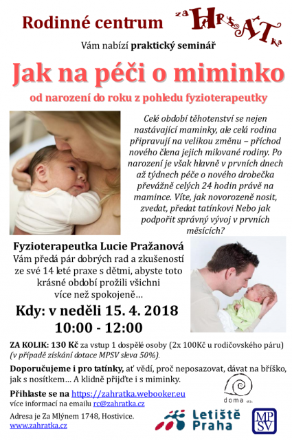 Jak na péči o miminko s fyzioterapeutkou