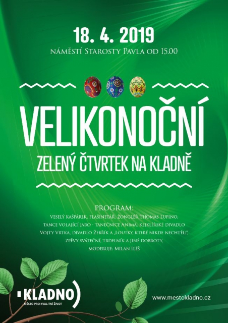 Velikonoční Zelený čtvrtek na Kladně