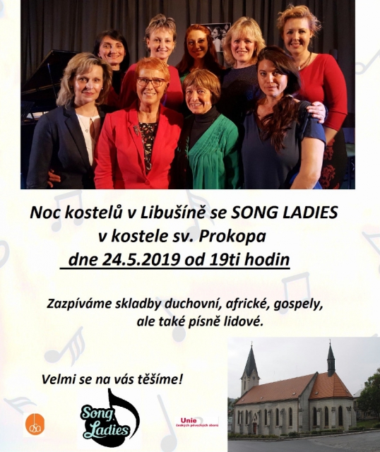 Koncert Song Ladies - NOC KOSTELŮ