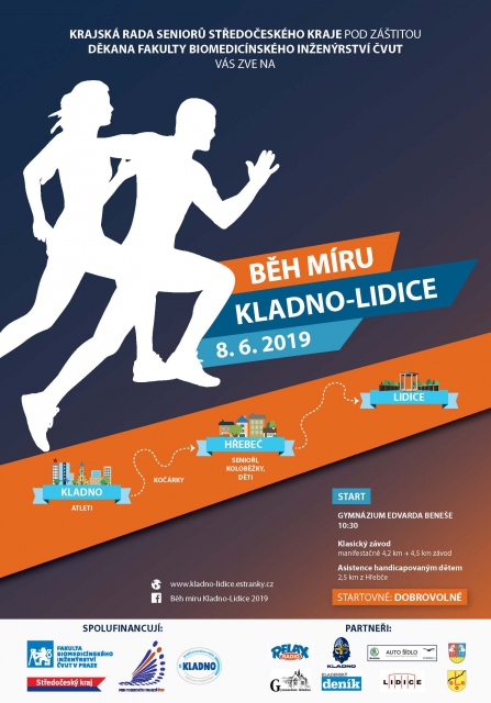 BĚH MÍRU KLADNO - LIDICE 2019