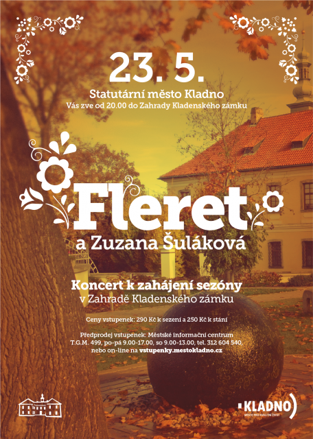 Fleret a Zuzana Šuláková v Zahradě Kladenského zámku