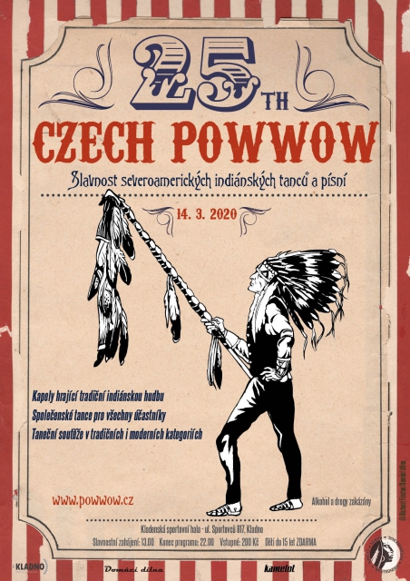 Slavnost severoamerických indiánských tanců a písní - 25th Czech Powwow