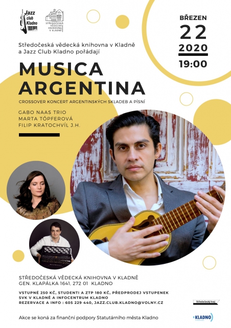 Musica Argentina – Gabo Naas Trio, Marta Tőpferová a Filip Kratochvíl, j.h. 
