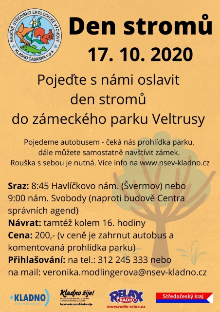 Den stromů - návštěva zámeckého parku Veltrusy