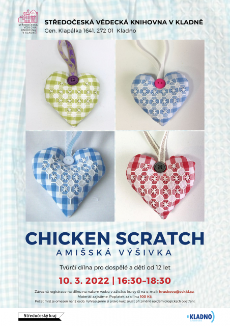 Chicken Scratch - amišská výšivka